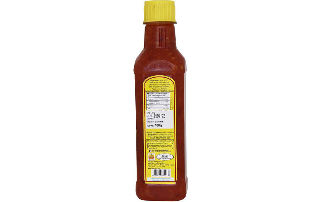 Weikfield Sweet Chilli Sauce    Plastic Bottle  400 grams